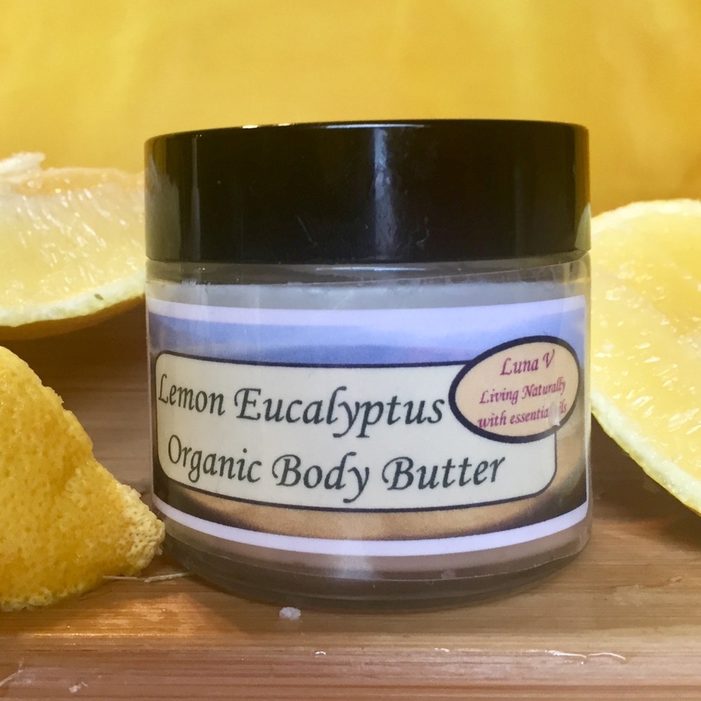 Luna V’s Organic Lemon 🍋 Eucalyptus Body Butter 2oz.